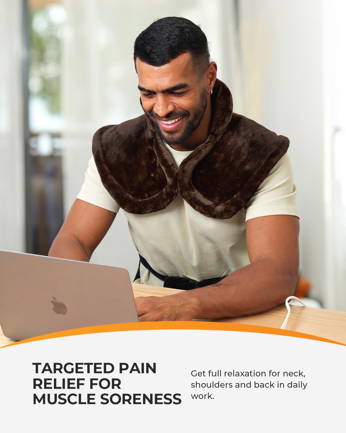 CooCoCo 24x37-inch heating pad provides large area coverage for back and torso