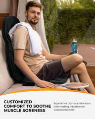 CooCoCo back massager seat-area focus demonstrates targeted lower-back relief