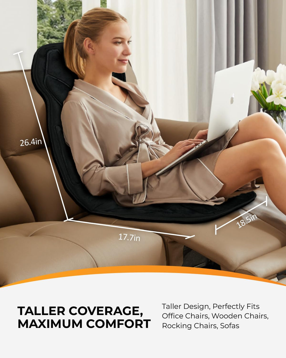 CooCoCo back massager storage bag included for easy portability
