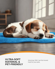 CooCoCo pad control panel shows six adjustable heat settings for customizable warmth.