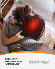 CooCoCo heating pad back-upper heat area delivers even comfort.