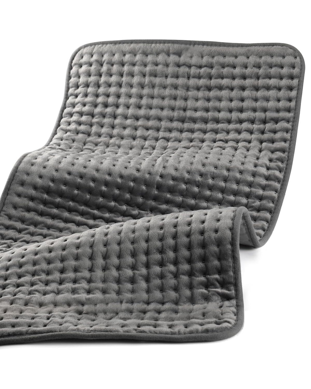 CooCoCo heating pad showing full-coverage 17x33 layout for back and shoulders with soothing warmth