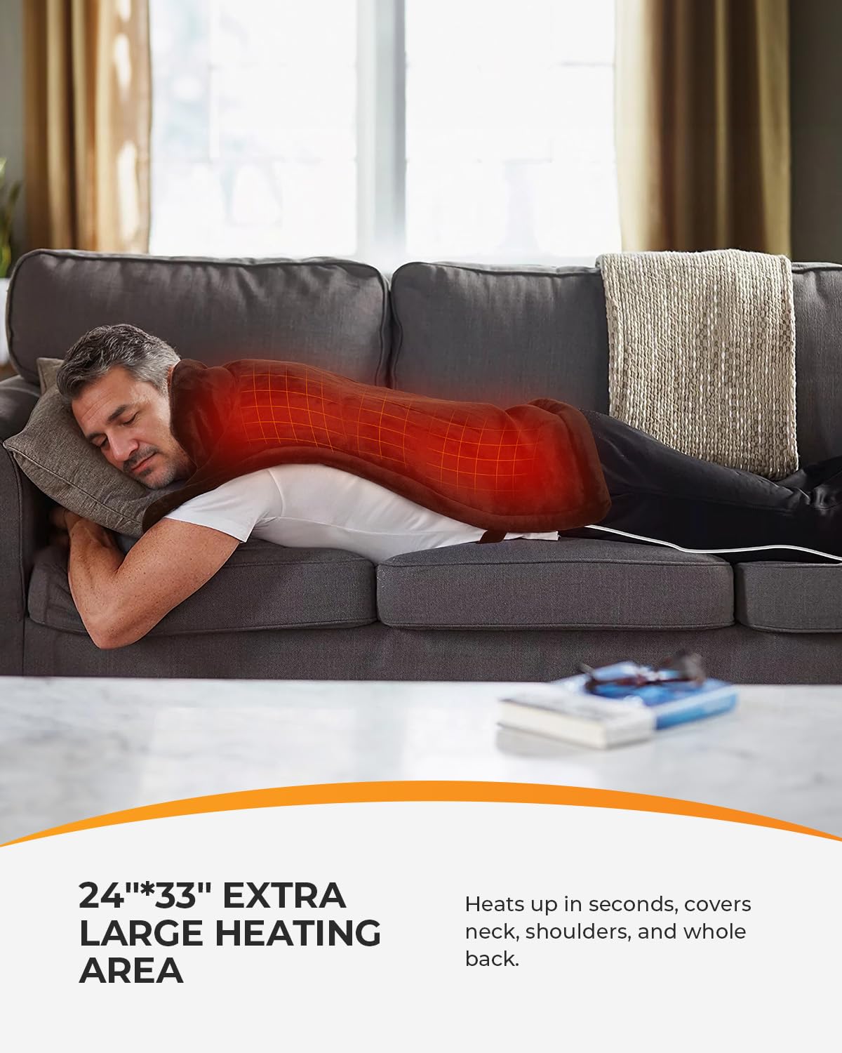 CooCoCo gift-ready heating pad ideal for moms and dads.
