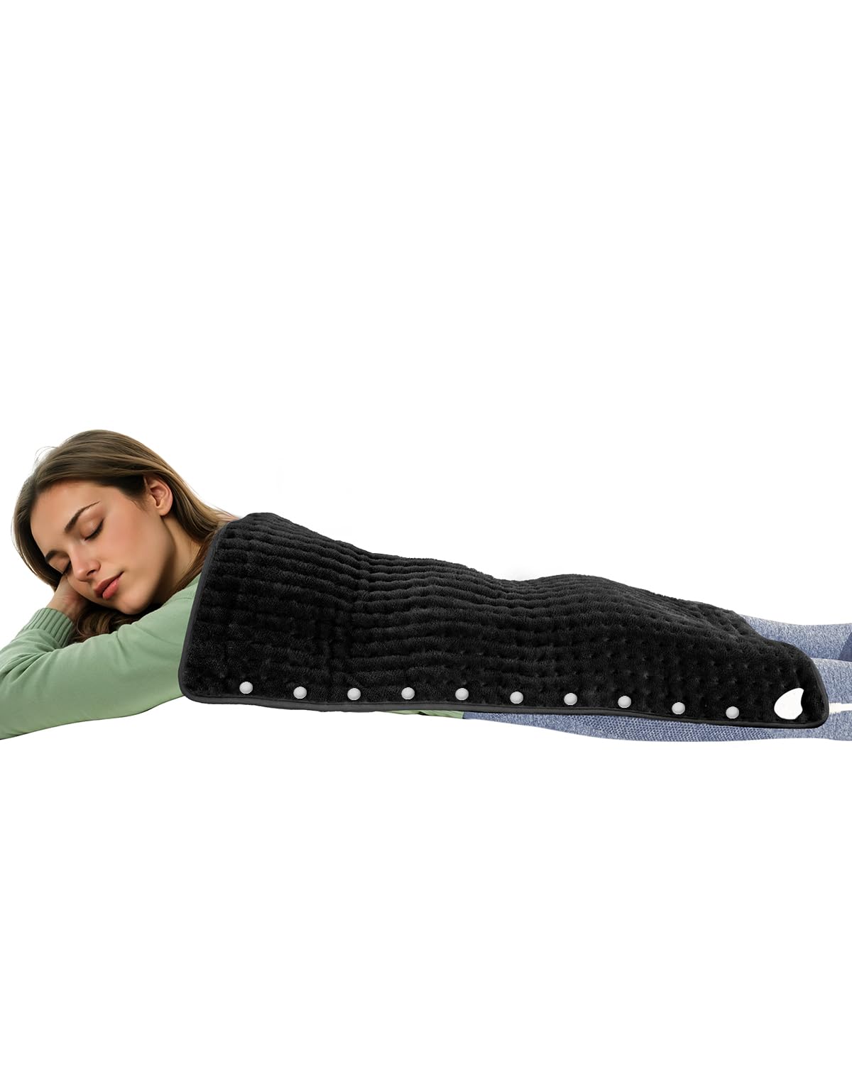 CooCoCo heating pad with large 17x33 coverage for full-back warmth.