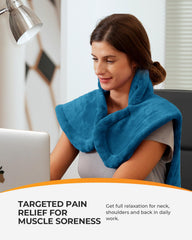 CooCoCo Heating Pad neck-shoulder wrap eases upper-body tension.