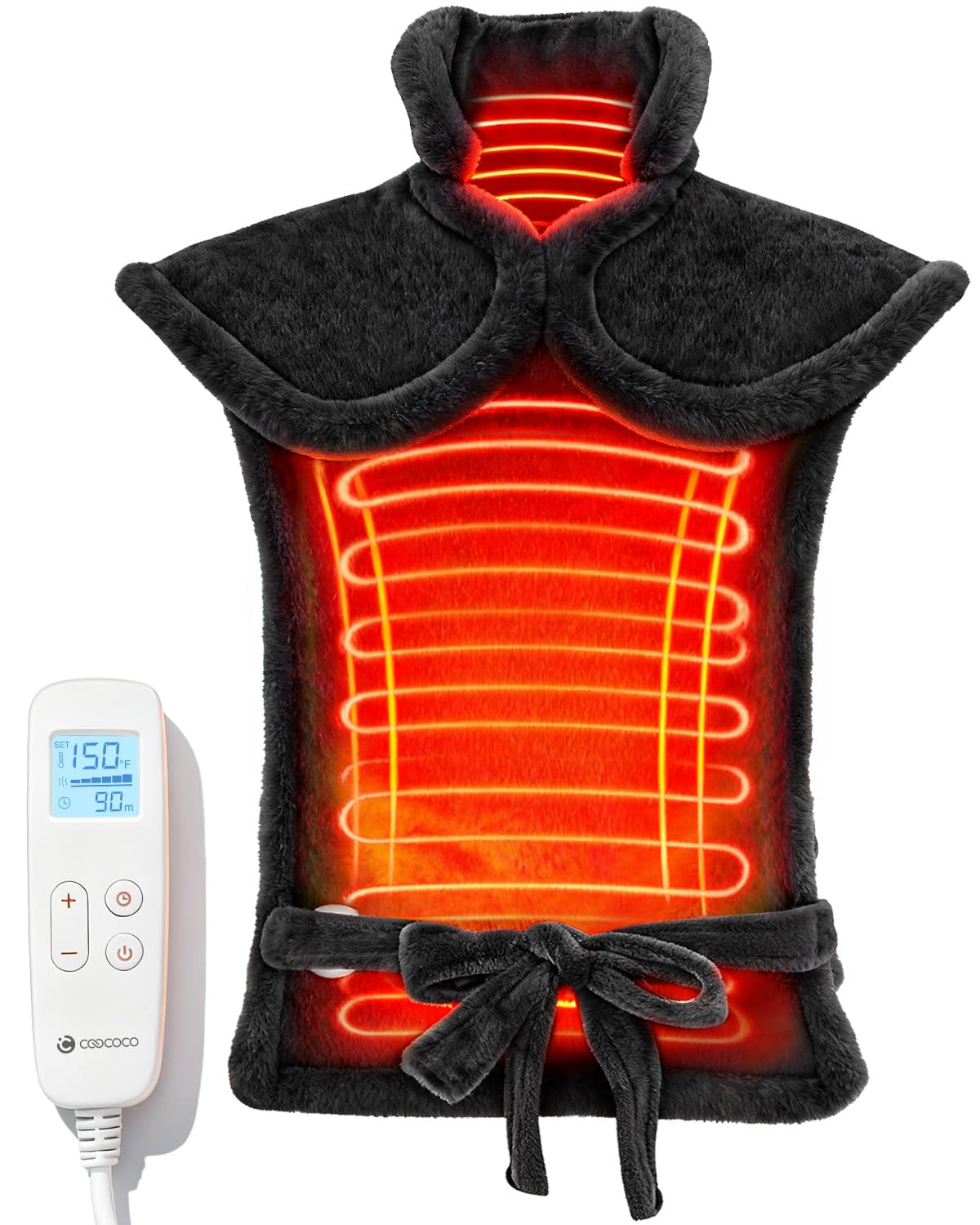 CooCoCo neck and shoulders pad delivering targeted warmth.