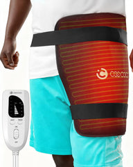 CooCoCo hip heating pad front view highlights targeted warmth for hips and lower back.