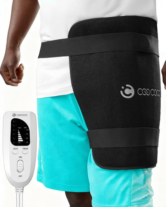 CooCoCo hip heating pad full-coverage panel for targeted warmth and hip relief