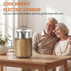 COOL KNIGHT M150H 110V corded power provides reliable grinding for batches.