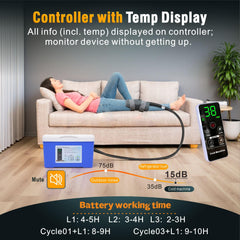 Cooler-TYU 8-quart reservoir demonstrates ample capacity for long sessions