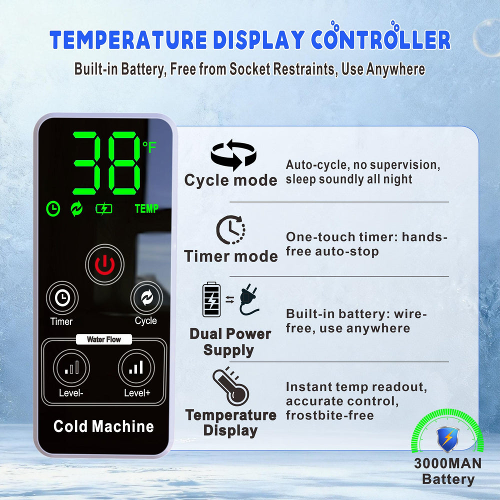 Digital control panel displays temperature and timer for easy monitoring