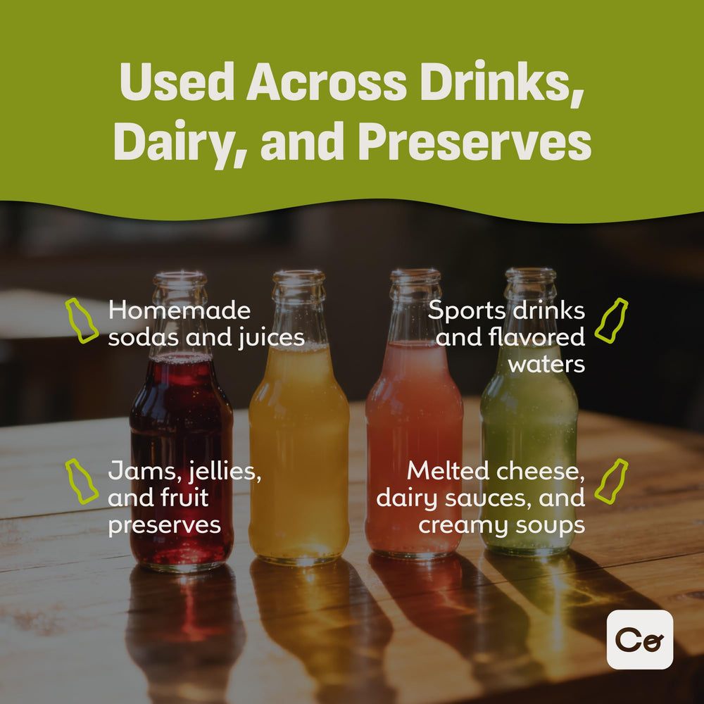 Coolinario Potassium Citrate Powder jams preserves color and gel strength.