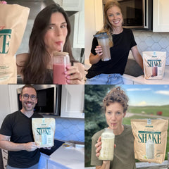 Coolside protein shake-glass shows a creamy chocolate shake for daily energy.