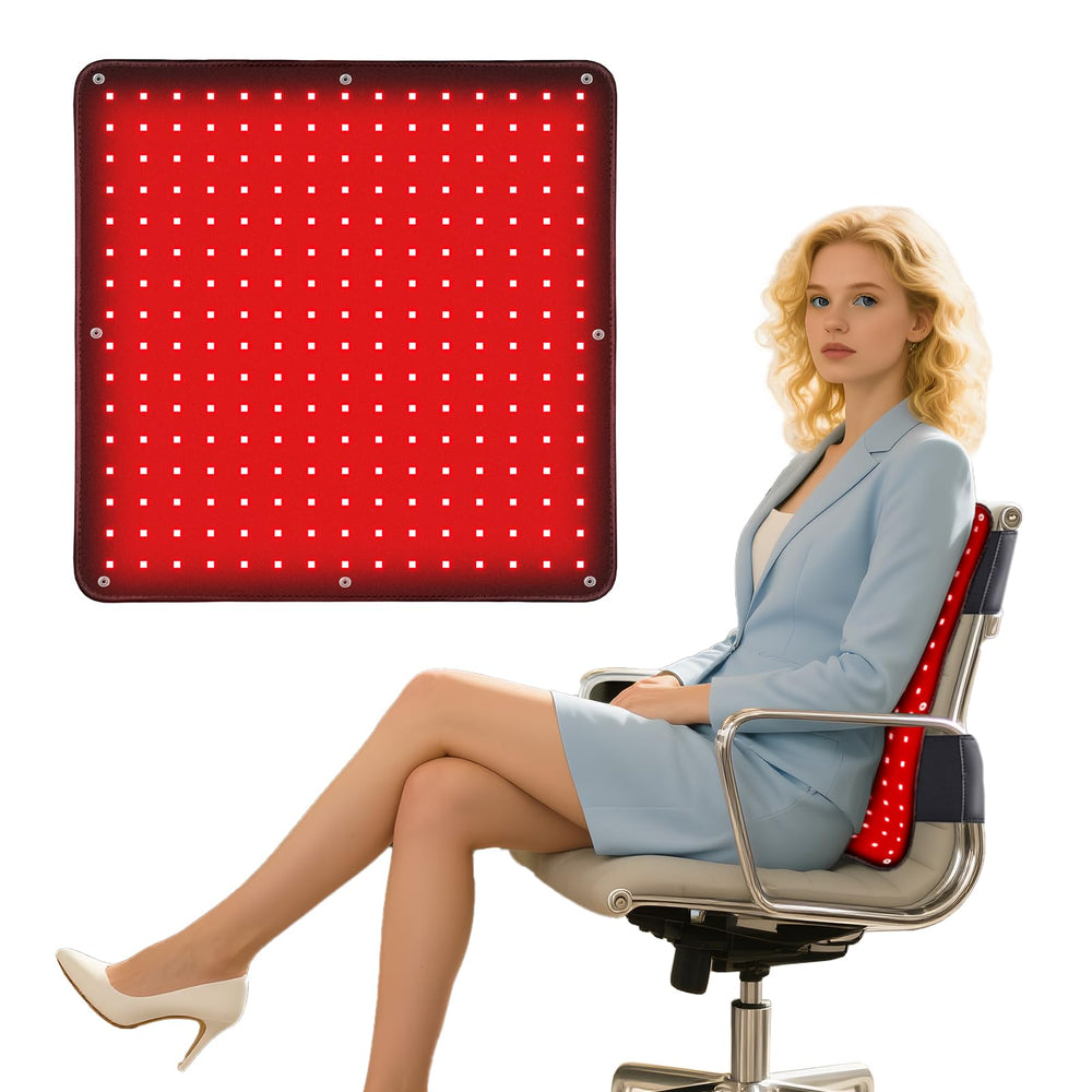 COOSPIDER red light therapy mat front view for home relaxation and daily comfort