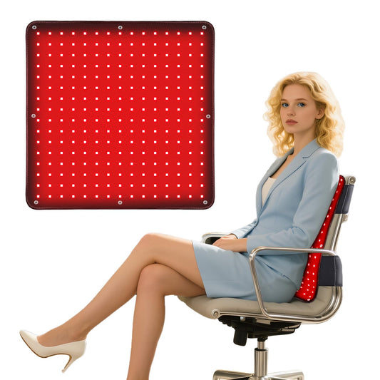 COOSPIDER red light therapy mat front view for home relaxation and daily comfort