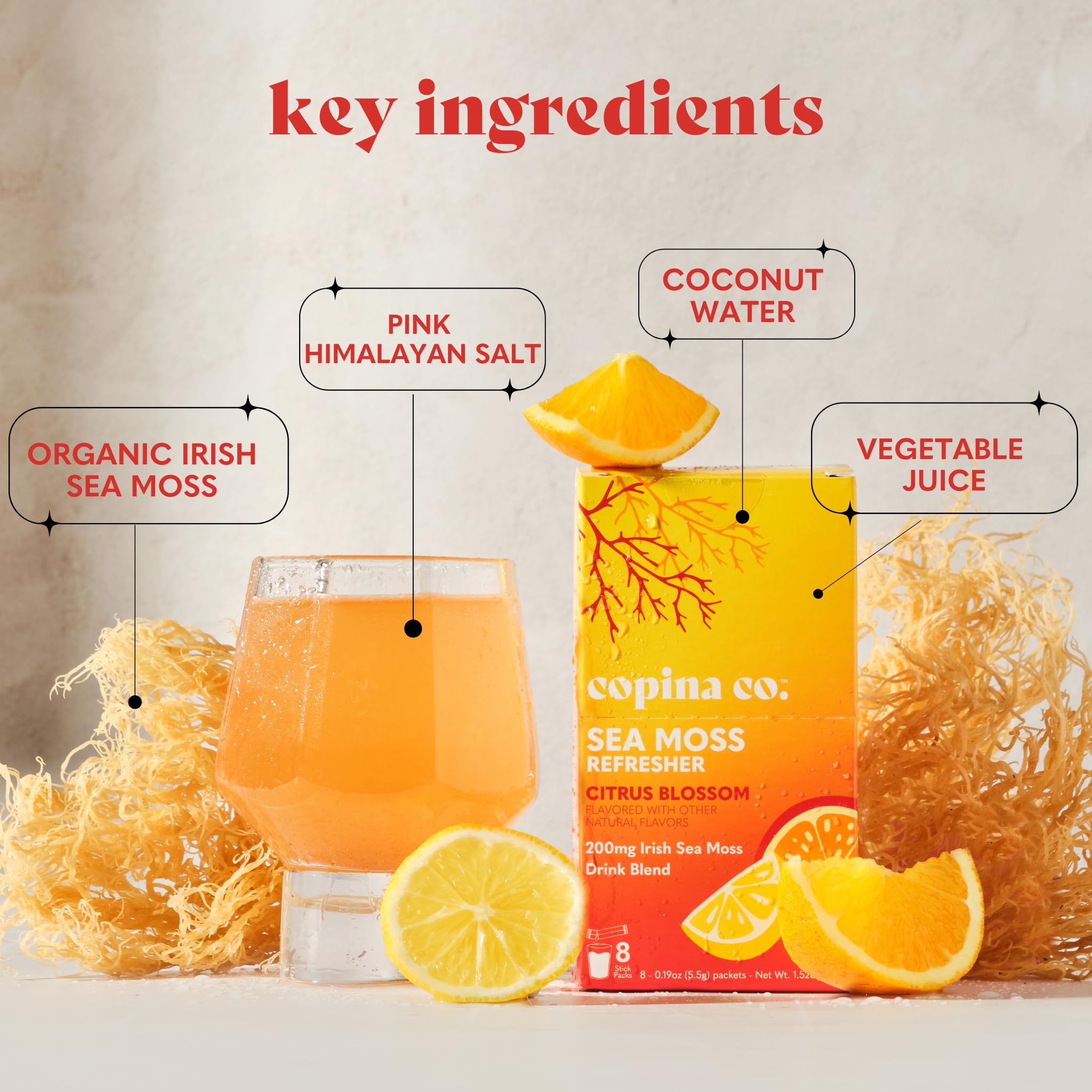 Copina Co stick pack on-the-go ready for gym or travel hydration.