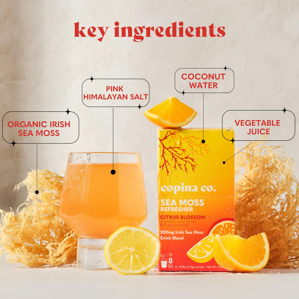 Copina Co stick pack on-the-go ready for gym or travel hydration.