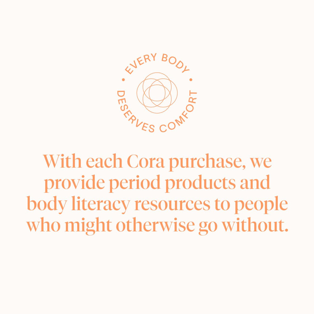 Cora fragrance-free, dye-free tampons for sensitive skin.