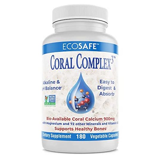 Coral White Coral Complex-3 bottle front showing daily bone-support option