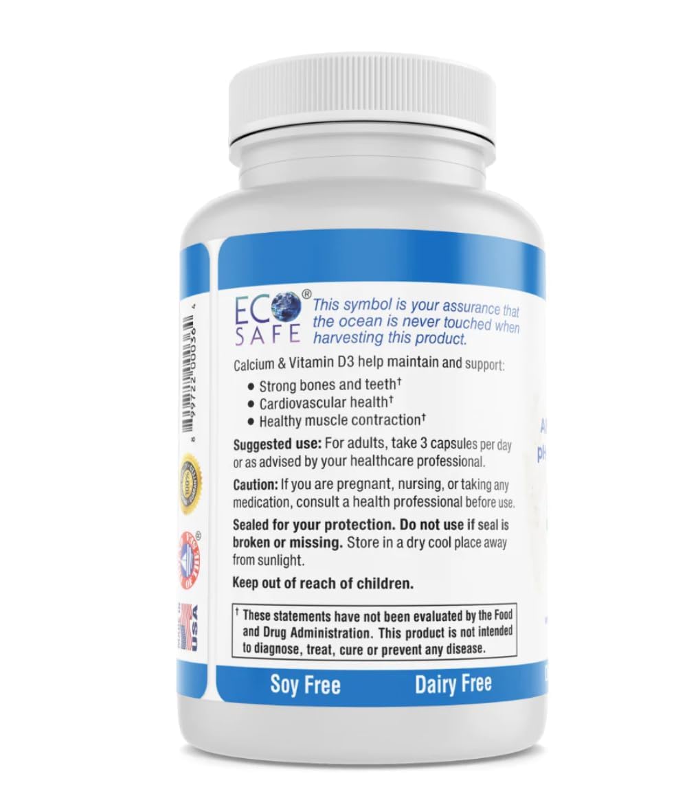 Marine minerals Boron, Zinc, Selenium in Coral White formula for balance and wellness.
