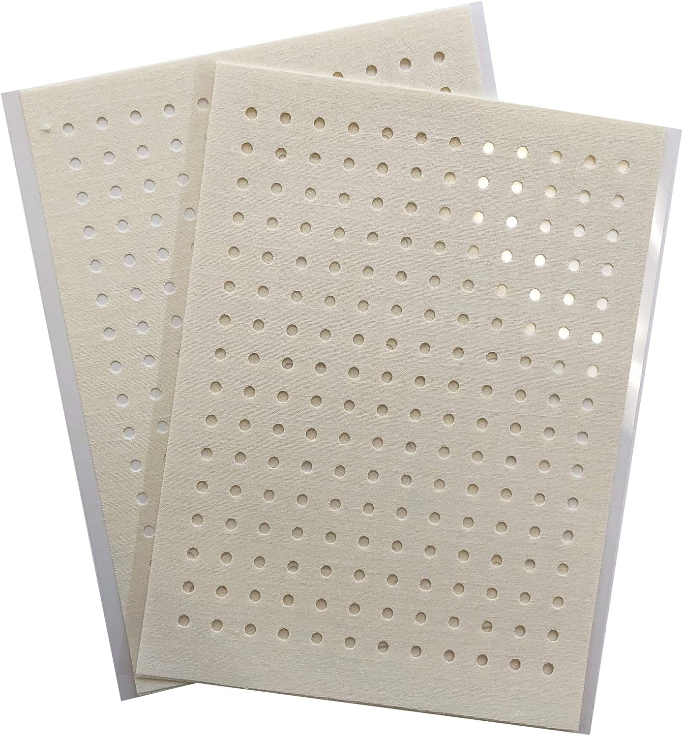 Close-up of Coralite capsaicin heat patch application on skin