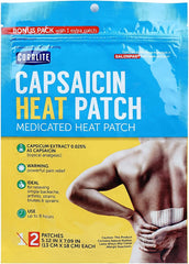 Coralite capsaicin heat patch worn discreetly for comfort