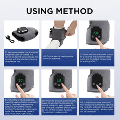 Auto shut-off feature on the Cordless Ankle Massager enhances safe usage.