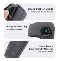 Type-C charging port on the Cordless Ankle Massager for quick recharges.
