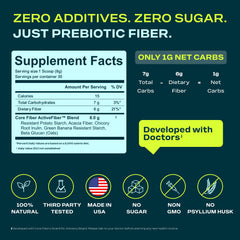 Core Fiber smoothie glass demonstrates versatile mixing for smooth digestion.