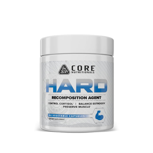 Core HARD bottle front view for daily recomposition support.