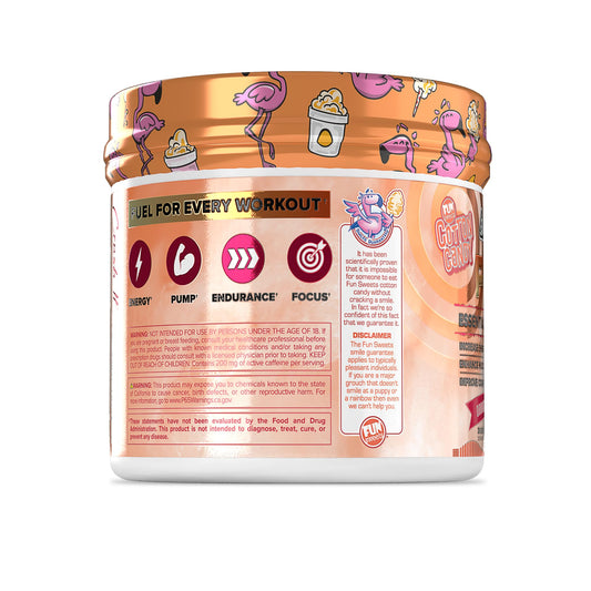 Core Nutritionals Essential Pre Workout orange cream bottle ready for daily training sessions at the gym