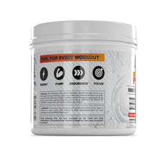 Scoop of Core Nutritionals Essential Pre Workout powder for a clean caffeine boost.