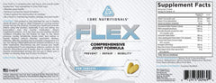 Core Nutritionals Flex close-up of tablets highlighting antioxidant-rich formula.