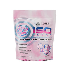Core Nutritionals Iso Clear Whey Isolate label for a clean, refreshing protein option