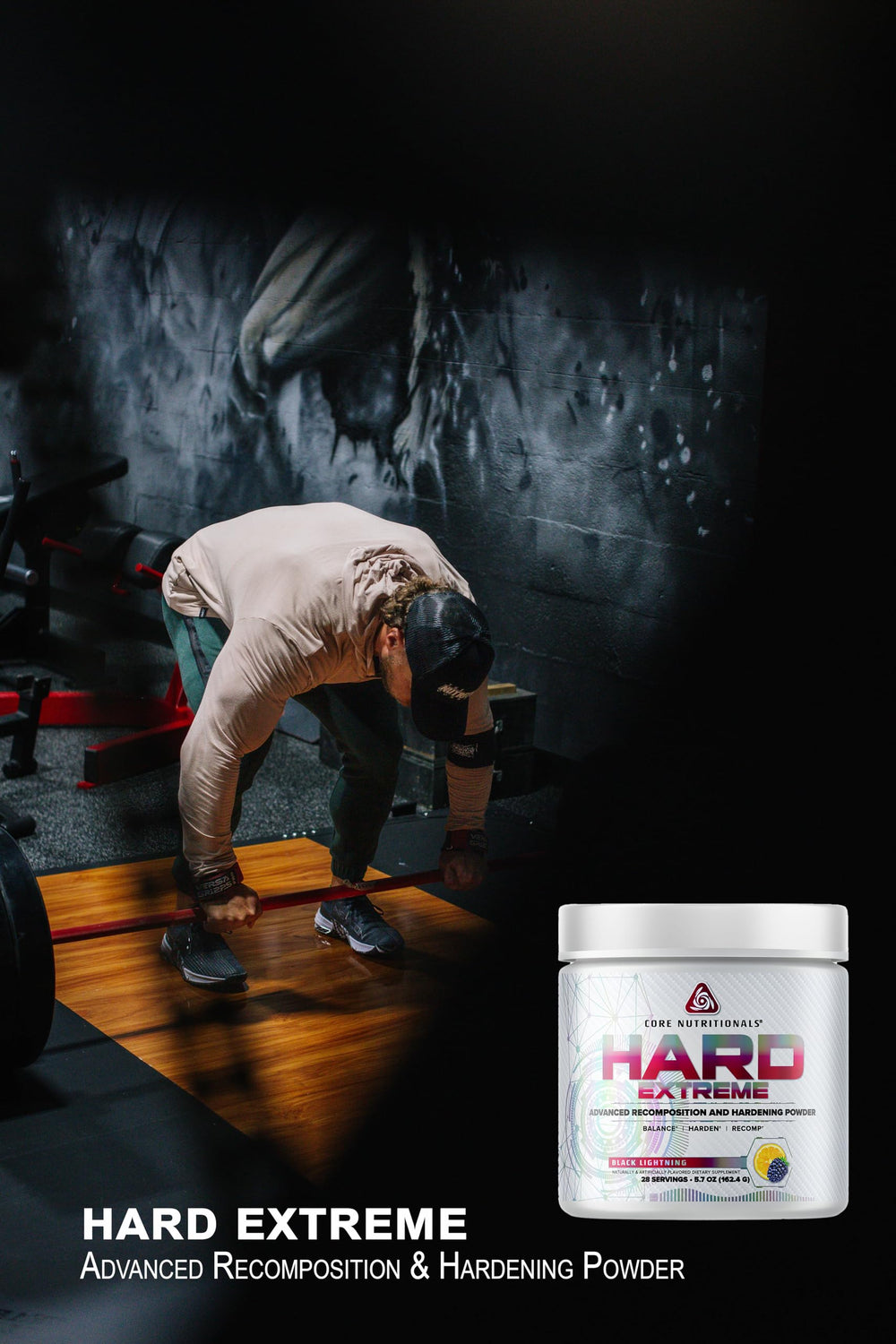 Core Nutritionals Platinum Hard mixed with water ready to drink.