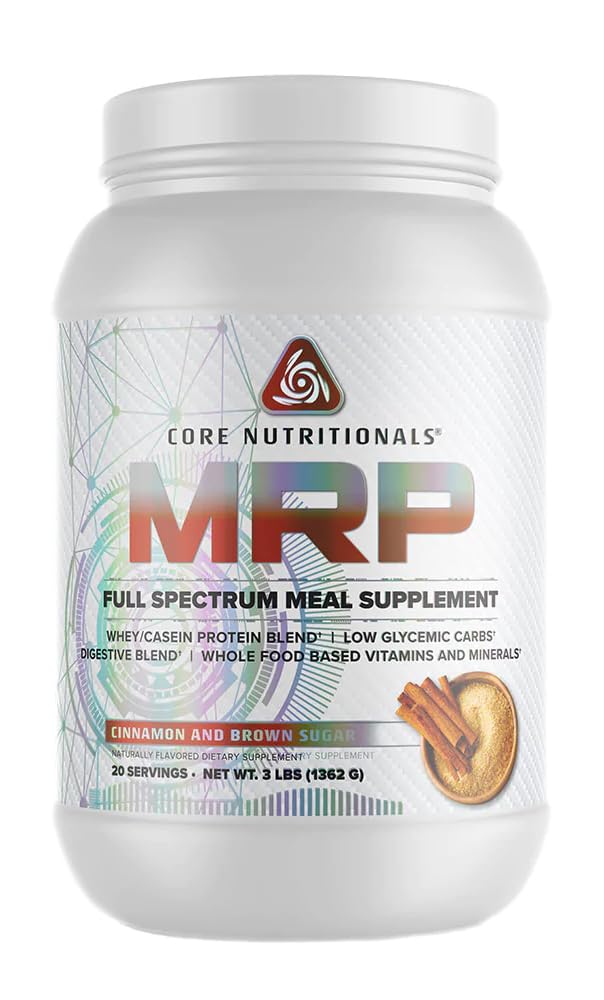 Core Nutritionals Platinum MRP bottle pour for on-the-go nutrition.