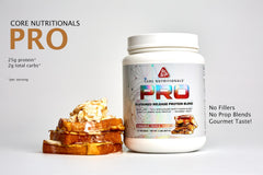 Core Nutritionals Pro digestive enzymes label highlights improved absorption.