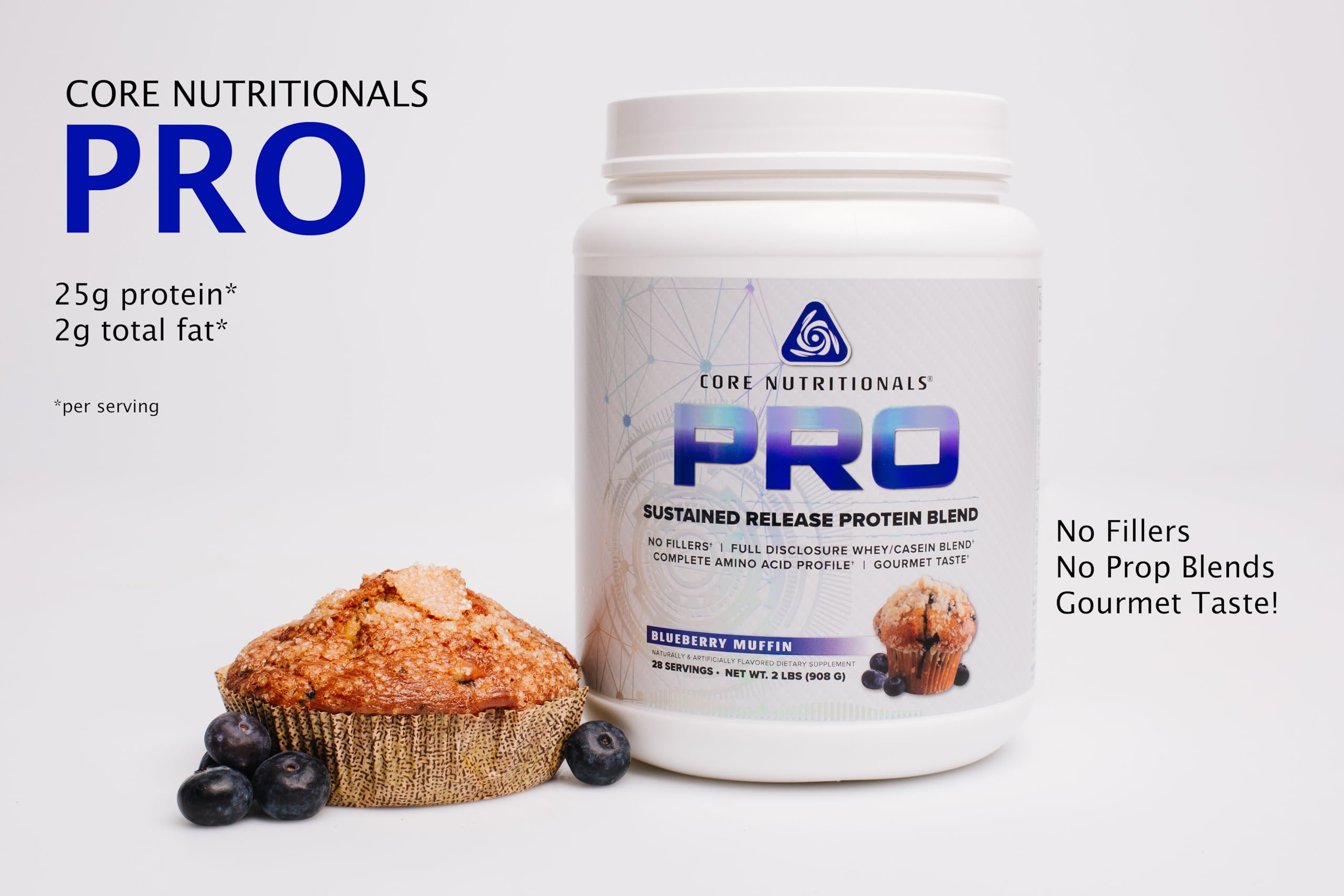 Core Nutritionals Pro Sustained Release digestive enzyme blend on label with digestion support