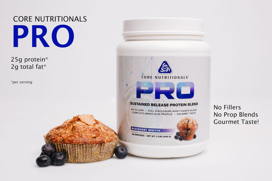 Core Nutritionals Pro Sustained Release digestive enzyme blend on label with digestion support