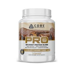 Core Nutritionals Pro Sustained Release Whey bottle pour illustrating steady post-workout recovery