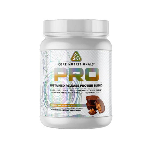 Core Nutritionals Pro Sustained Release whey package front in 2 lb size