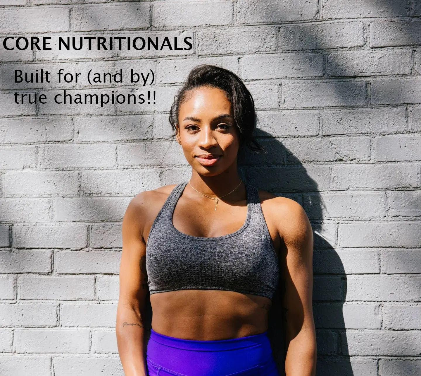 Core Nutritionals Pro sustained-release whey scoop conveys easy measurement for daily use