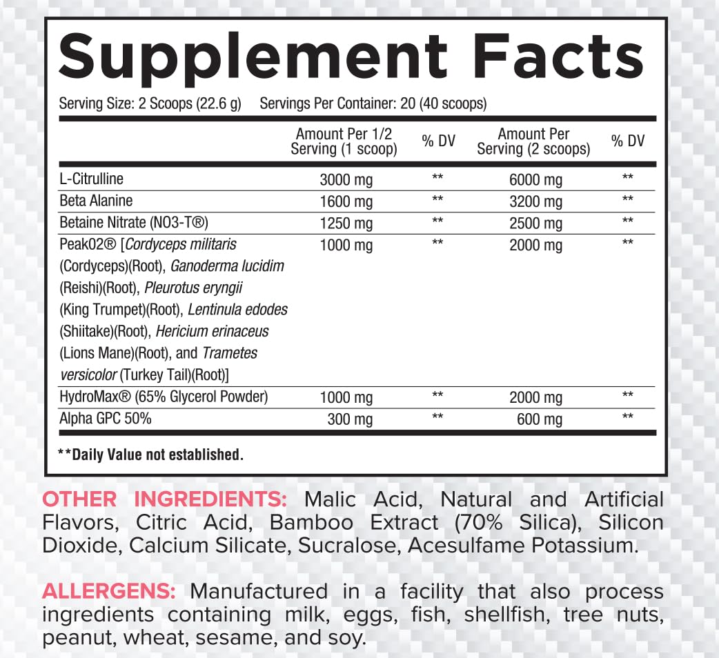 Core Nutritionals Pump in gym setting suggesting enhanced pump during training