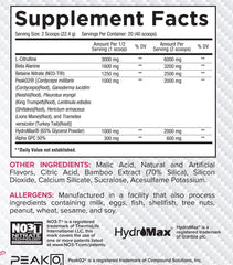 Core Nutritionals Pump pour in Watermelon Grape highlights flavor and mixability.
