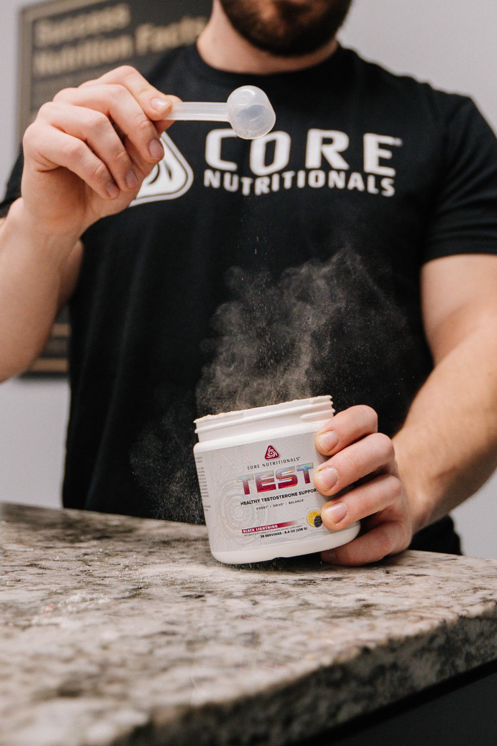 Core Nutritionals TEST ingredients chart showcases multi-pathway balance