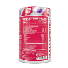 Core Nutritionals Allspark bottle front label showcases Transformers collaboration and essential electrolytes.