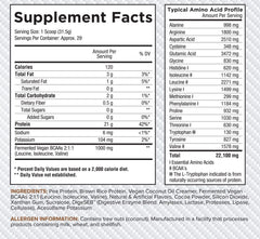 Core Nutritionals Vegan Gourmet Protein bottle label highlights clean, dairy-free nutrition