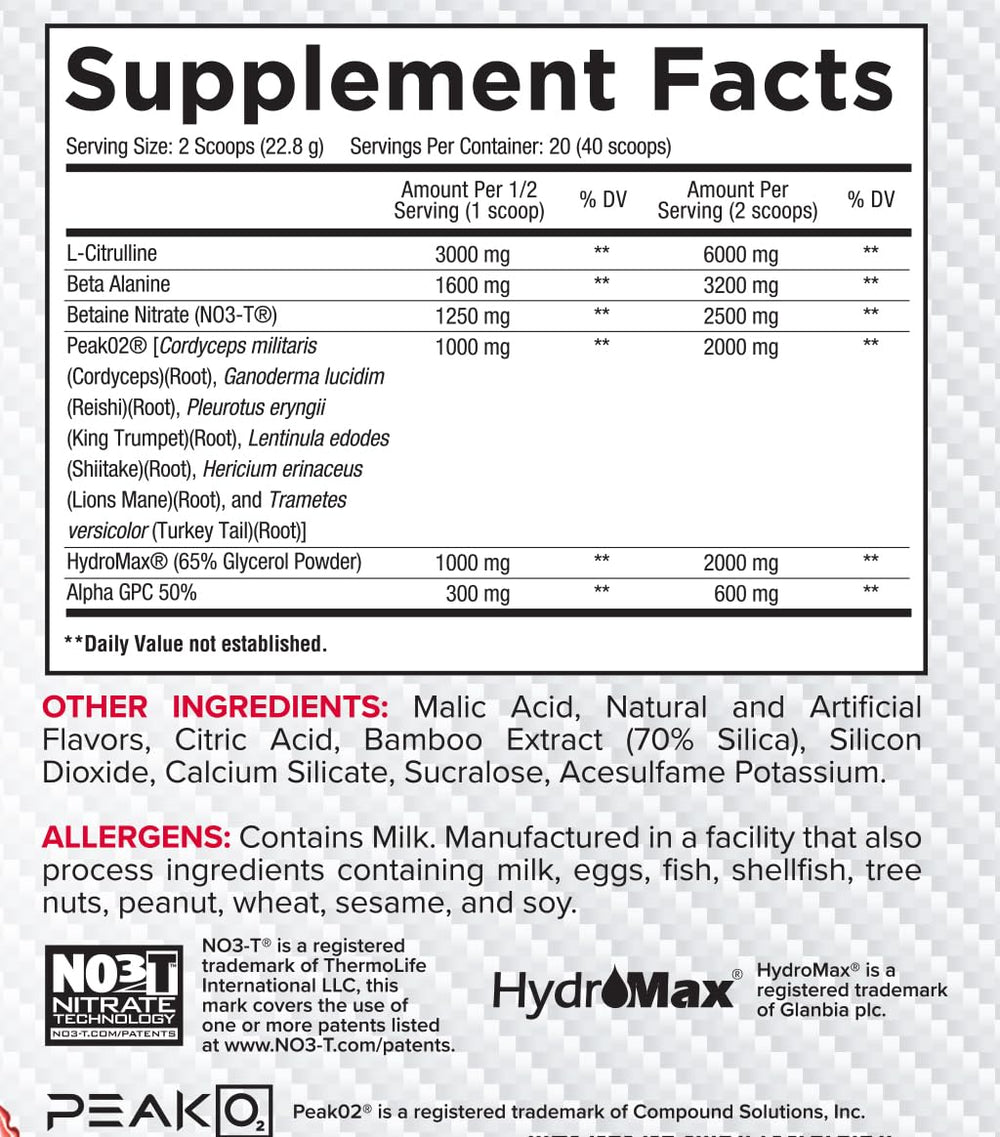 Core Nutritionals Pump Alpha GPC capsule pinpointing choline support