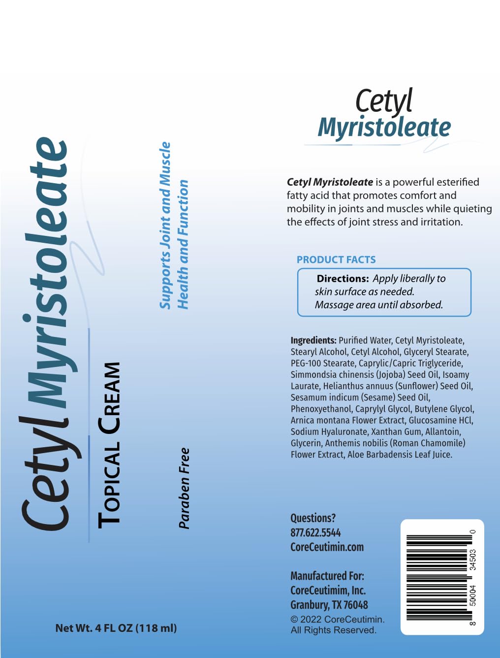 CoreCeutimin packaging shows USA manufacturing for trusted quality.