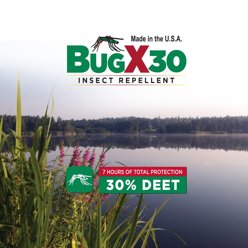 Close-up of CoreTex BugX towelette showing compact, on-the-go insect protection.